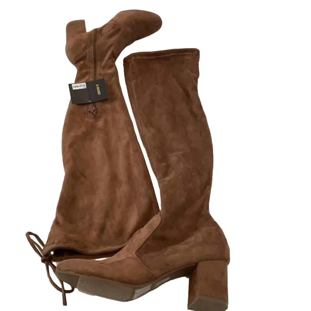 Forever 21 Over the Knee Block‎ Heeled Boots Cottagecore Size 10